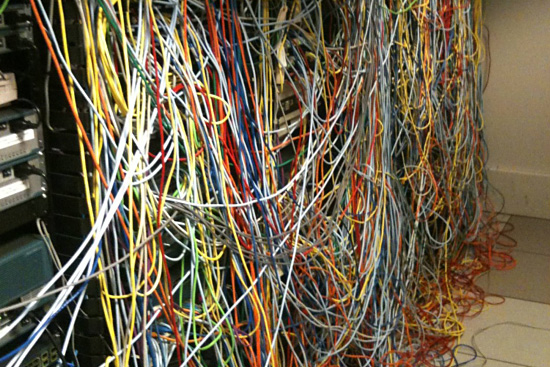 Organize Cabling Closet CT