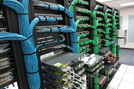 Organized Network Closet