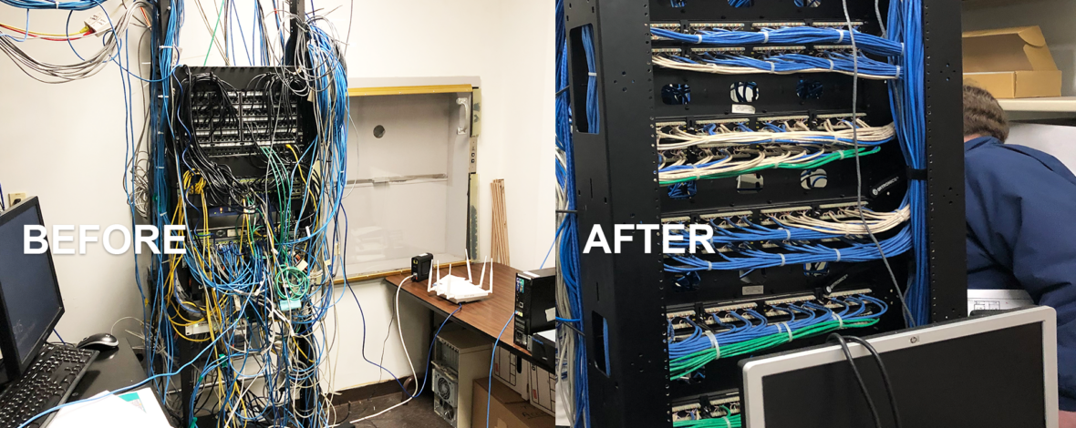 Network Closet Clean-up